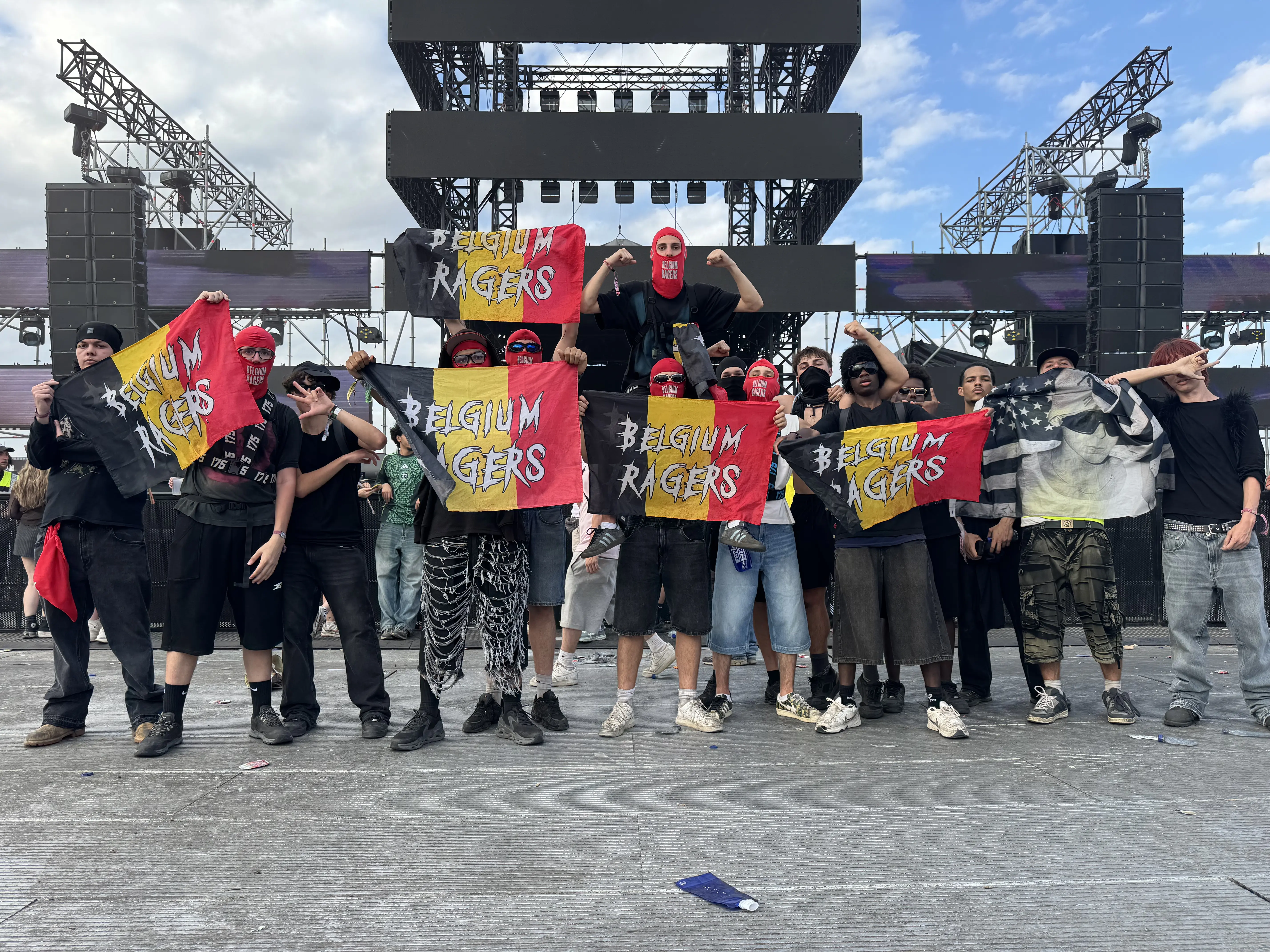 BELGIUM RAGERS FLAG